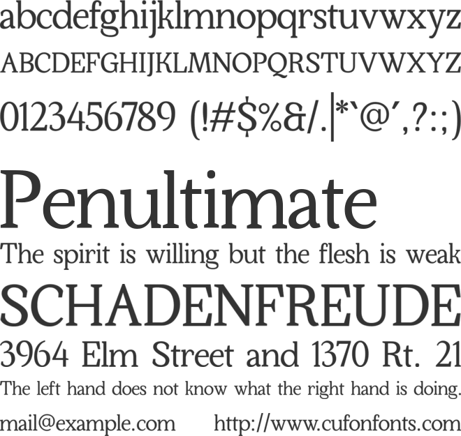 Kraskario font preview