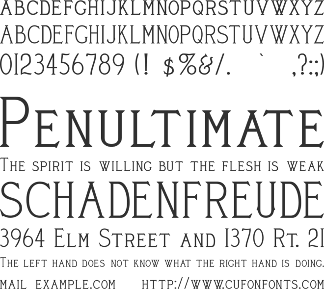 Cleaver's_Juvenia font preview