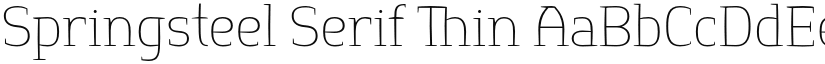 Springsteel Serif font download