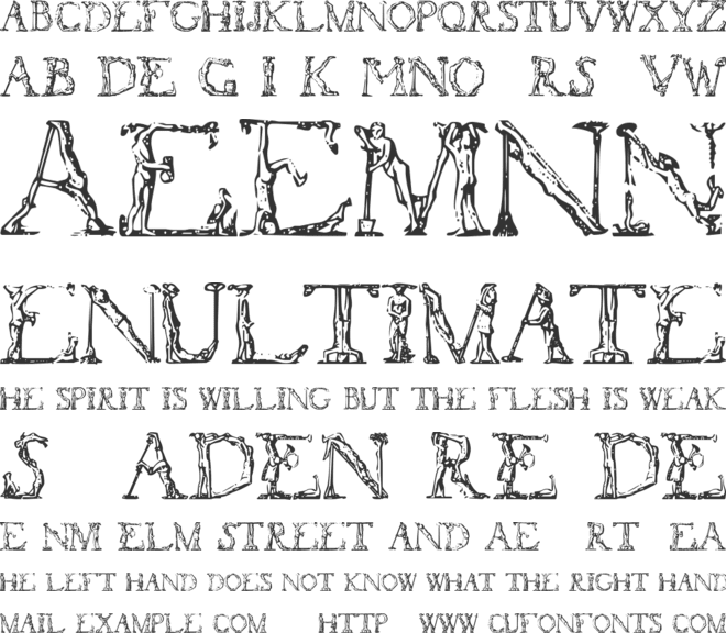 Flotner font preview