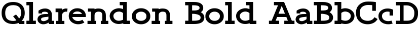 Qlarendon Bold font