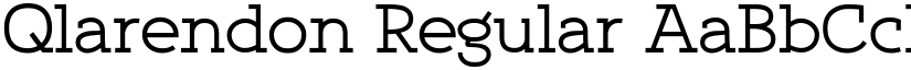 Qlarendon Regular font