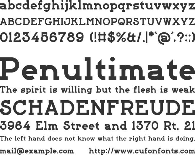 Grundsten font preview