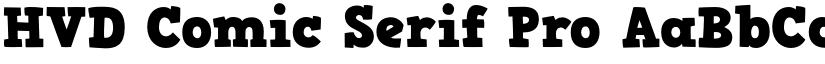 HVD Comic Serif Pro font