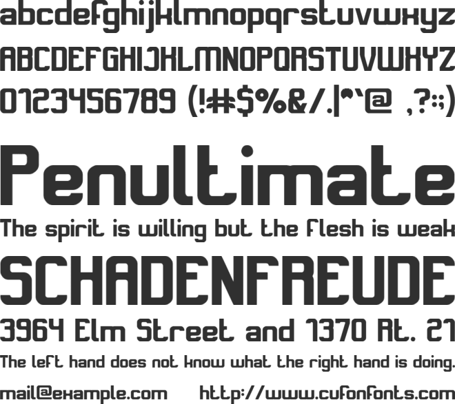 Switch System font preview