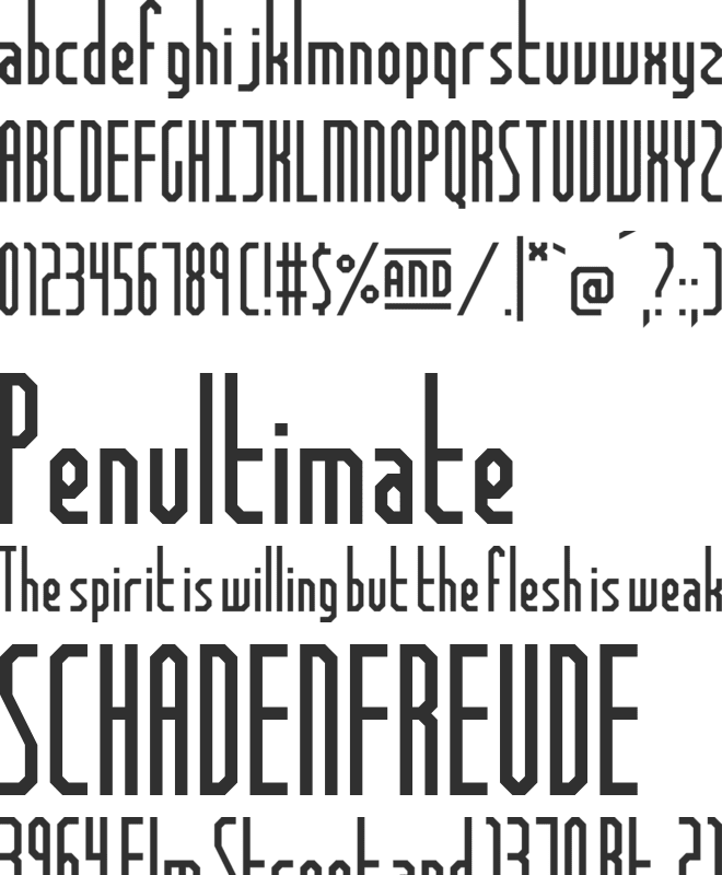 Frankfurt Messe font preview