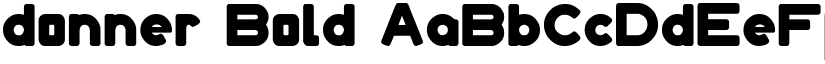 donner Bold font