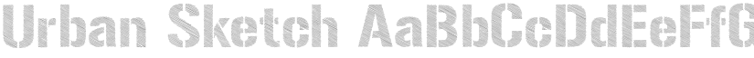 Urban Sketch font