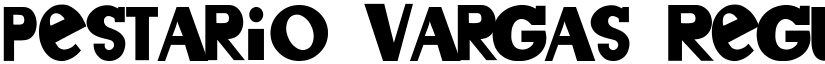 Pestario Vargas font download
