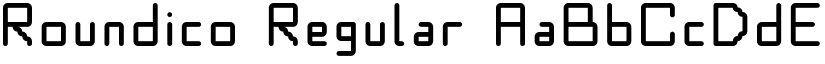 Roundico Regular font
