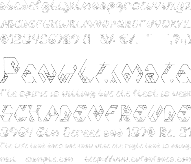 Iso font preview
