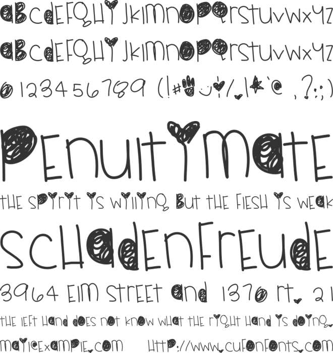 PetLove font preview