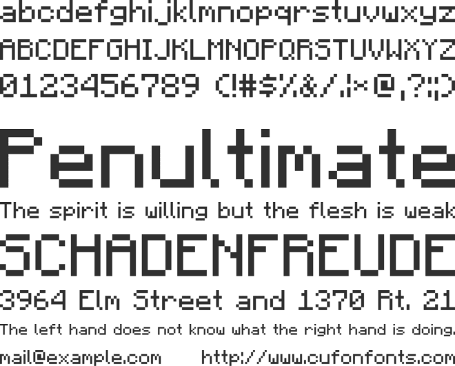 Minecraft Font - 1001 Free Fonts