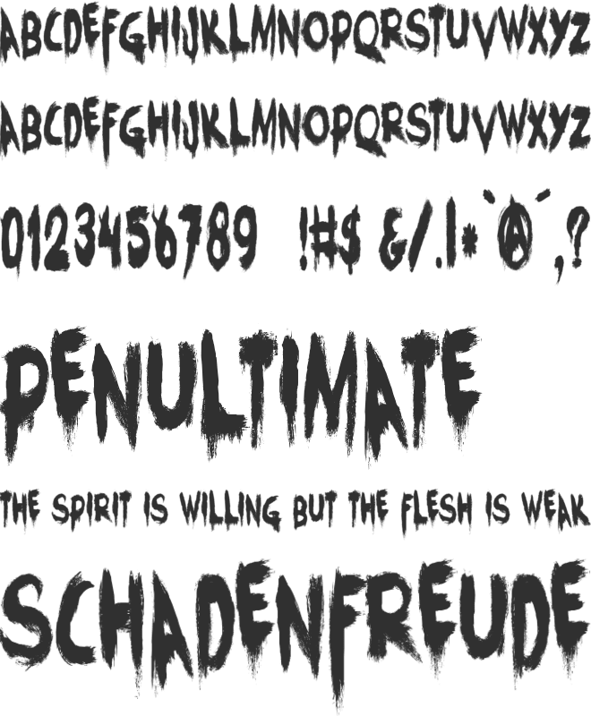Charons Obol font preview
