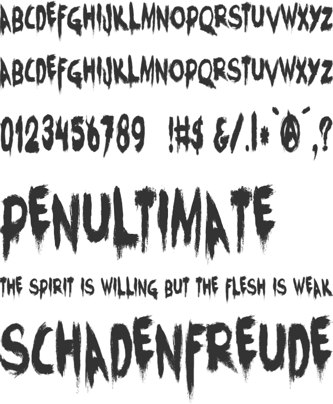 Charons Obol font preview