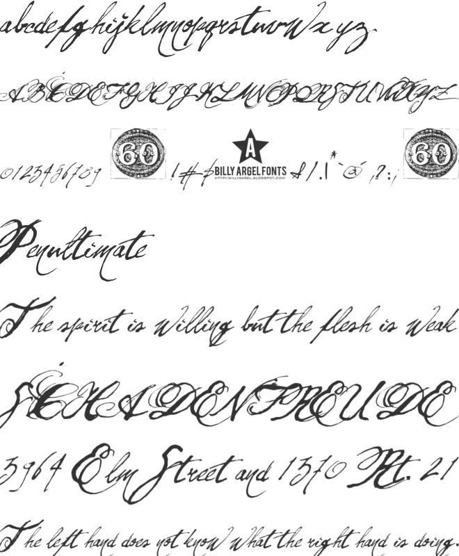 Olho de Boi font preview