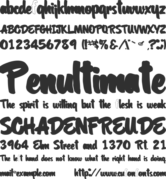 CoolHandLuke font preview