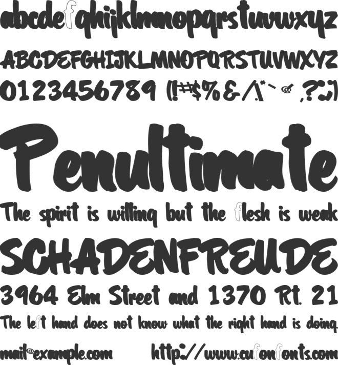 CoolHandLuke font preview