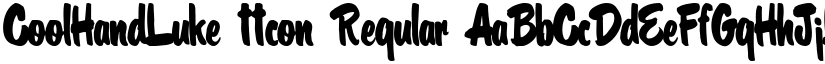 CoolHandLuke ttcon Regular font