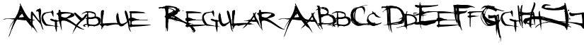 Angryblue Regular font