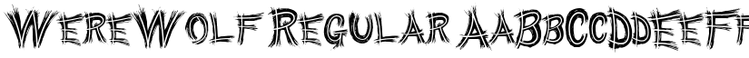 WereWolf Regular font