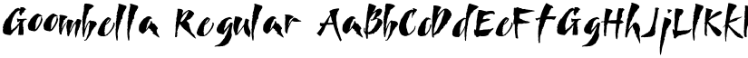Goombella font download