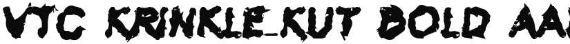 VTC Krinkle-Kut font download