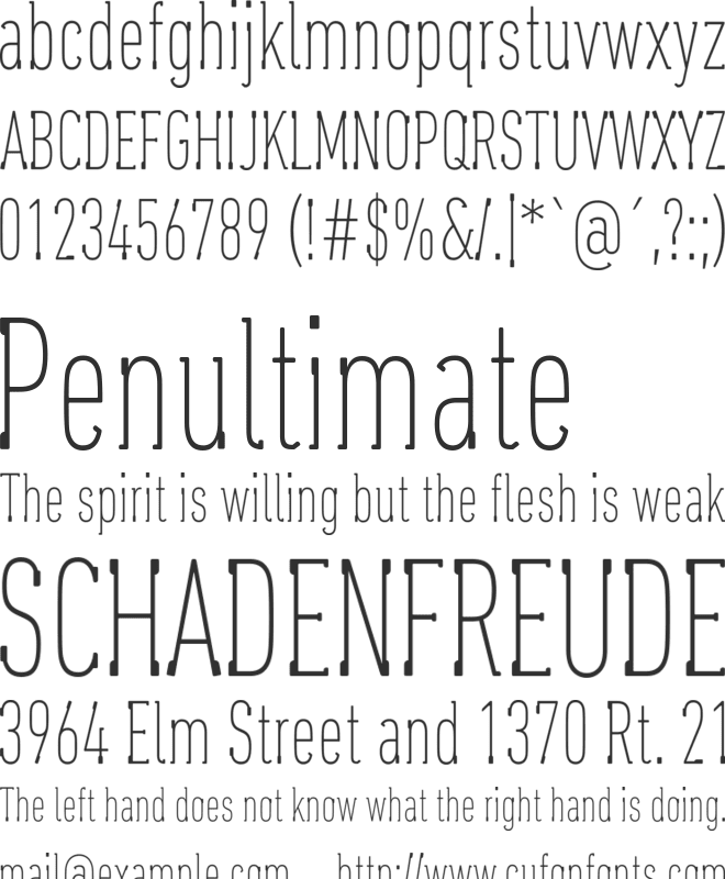 Oaxaqueña Tall font preview