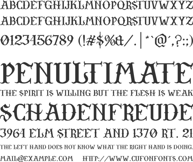 Magical Dreams font preview