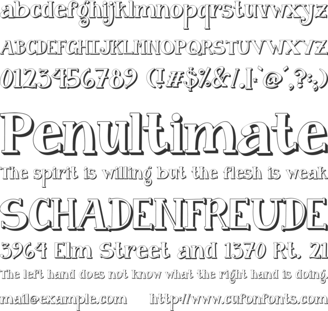 Janda Curlygirl Pop font preview