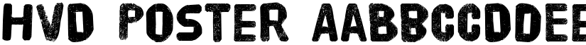 HVD Poster font