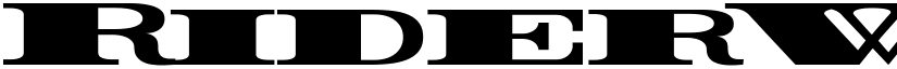 Rider Widest Ultra-expanded ExtraBlack font