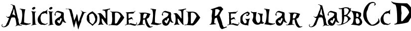 AliciaWonderland Regular font
