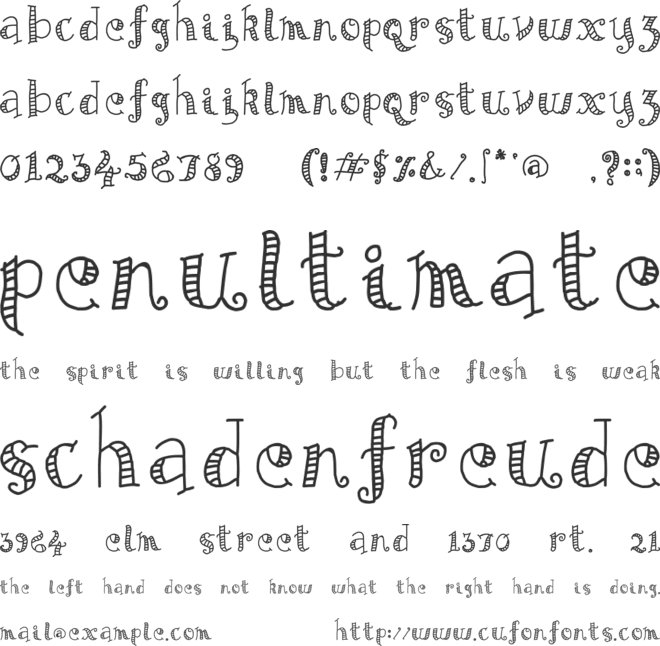 AB Exp font preview