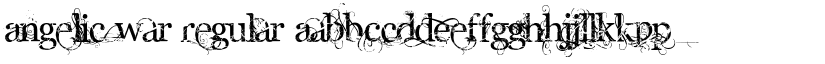 Angelic War Regular font