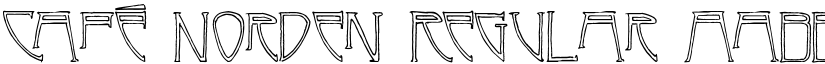 Café Norden Regular font