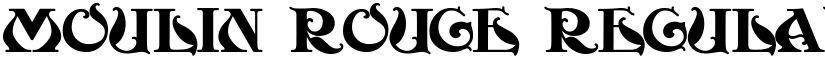 Moulin Rouge font download
