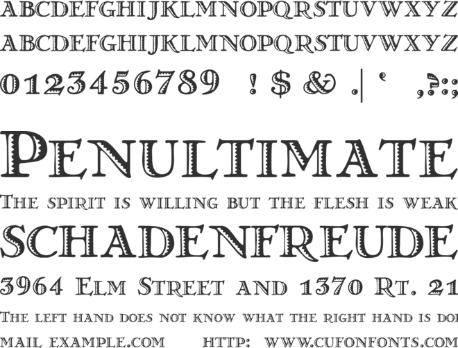 GrekoDeco font preview