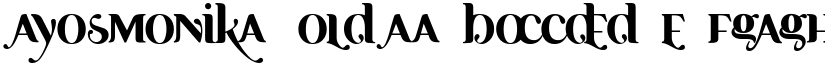 Ayosmonika font download