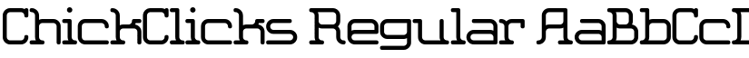 ChickClicks font download