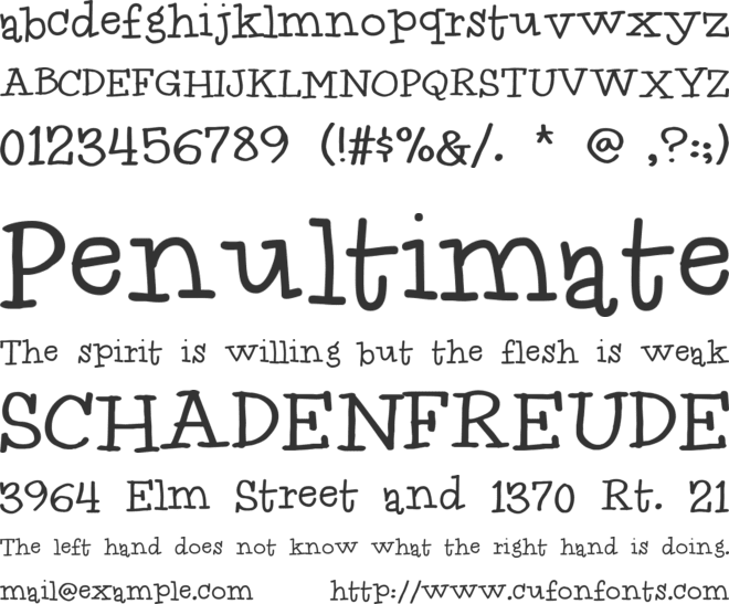 Idolwild font preview