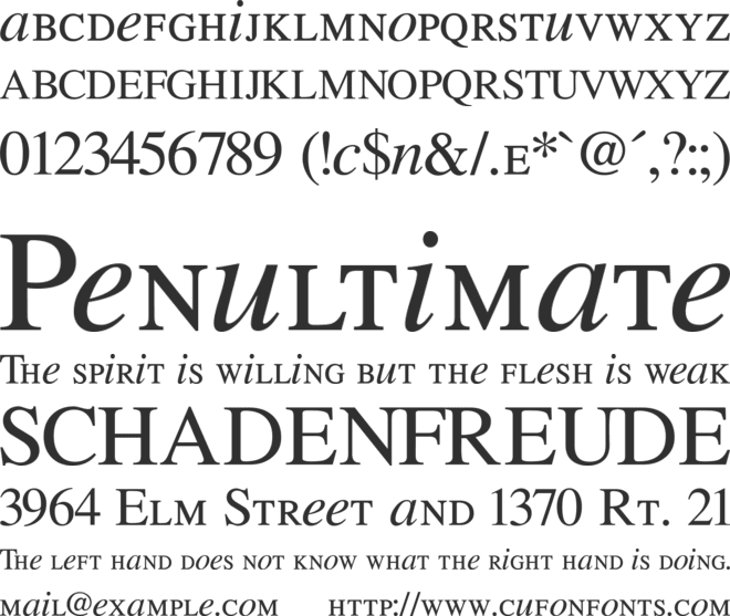 Will&Grace font preview