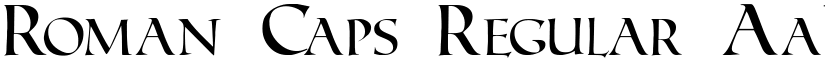 Roman Caps Regular font