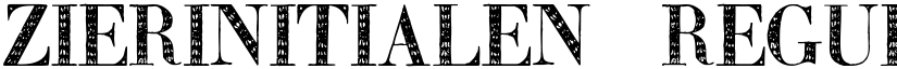 Zierinitialen2 Regular font