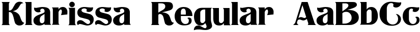 Klarissa Regular font