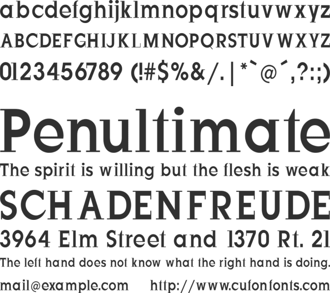 JustOldFashion-Condensed font preview