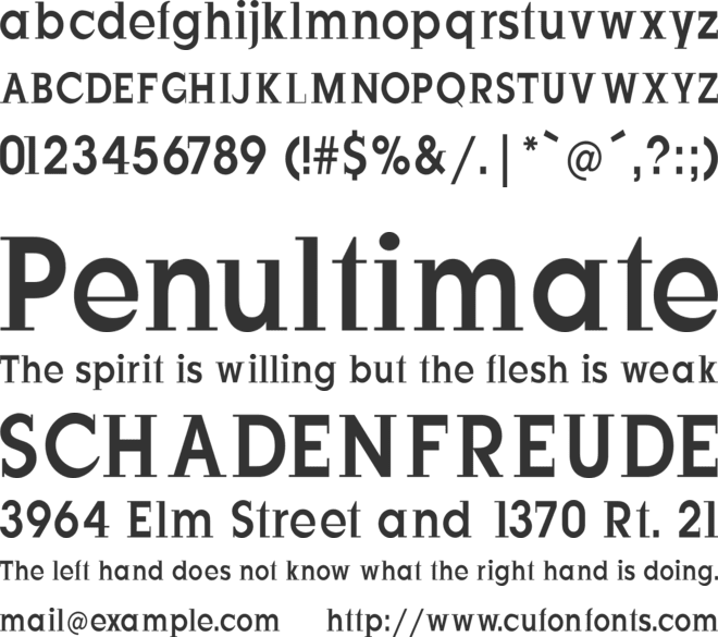 JustOldFashion-Condensed font preview