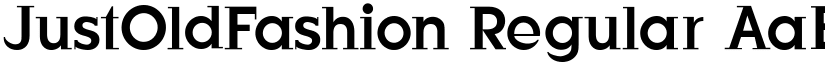 JustOldFashion Regular font
