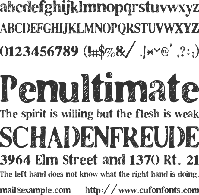 LL Cooper font preview