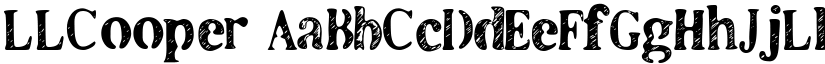 LLCooper font